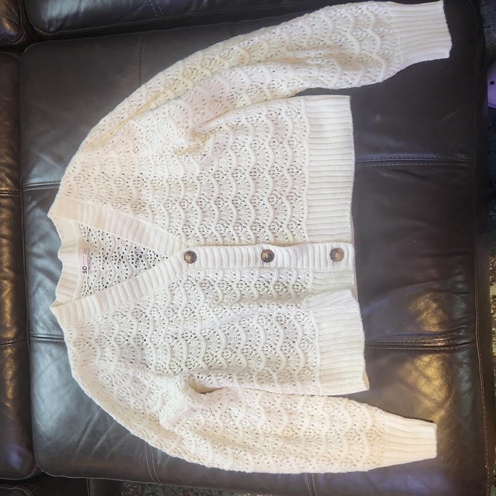 Brand new never worn SO cardigan sweater